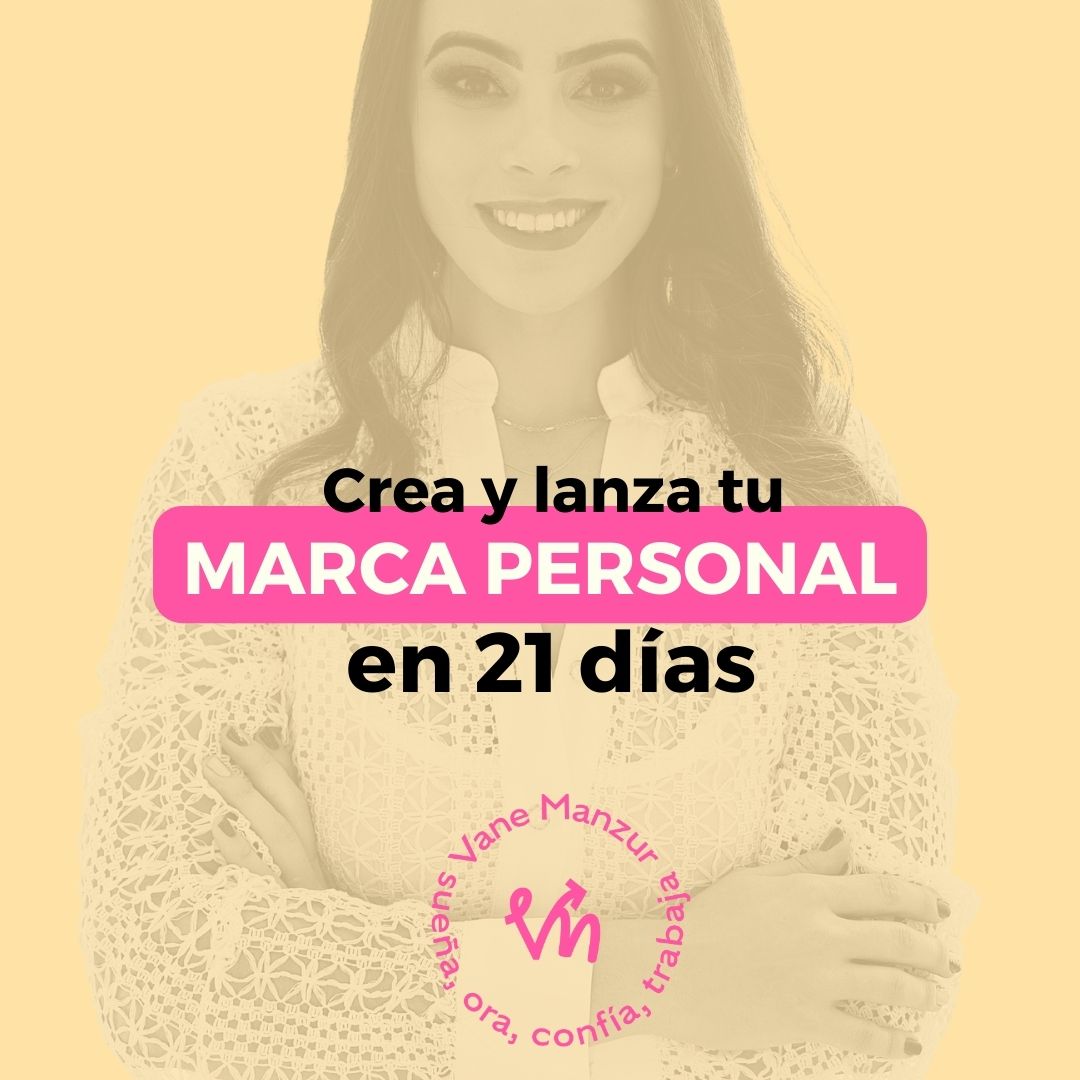 CREA Y LANZA TU MARCA PERSONAL EN  DIAS